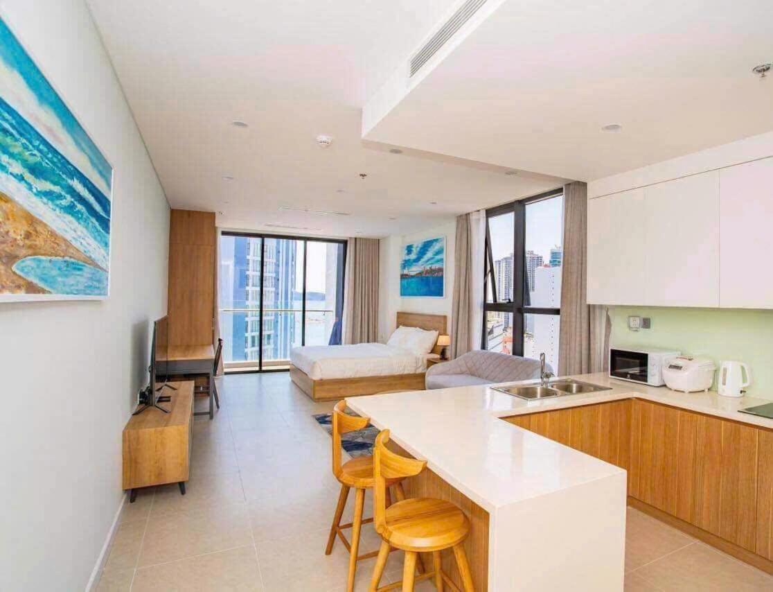 Scenia Bay Oceanfront By Housing Apartment Nha Trang Exterior foto